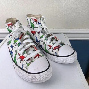 Converse All Star Chuck Taylor Youth Dinosaur Size 3 Sneakers - Picture 1 of 8