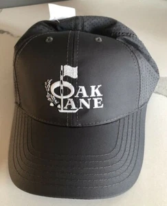 NWT Grey Embroidered Oak Lane Golf Hat Cap Adjustable Polyester Rip Stop Fabric - Picture 1 of 5