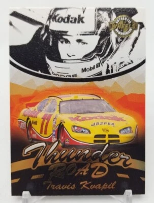 2005 Wheels TRAVIS KVAPIL Thunder Road Race Used Tire Enhanced Insert NASCAR TR8 - Image 1 of 4