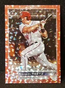 JAKSON REETZ 2022 TOPPS CARD #61 RED FOILBOARD RC /199 WASHINGTON NATIONALS - Bild 1 von 2