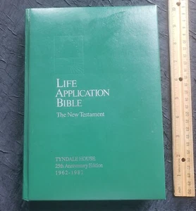 Life Application Bible Tyndale 1987 25th Anniversary The Living Bible New Test - Picture 1 of 5
