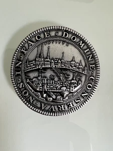 Suisse - Médaille en Argent ORIGINALE - 1958 - Bâle 1710 - NOS IN PACE DOMINE - Picture 1 of 4