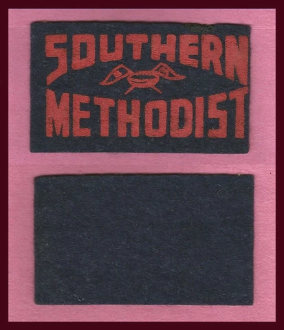VINTAGE Southern Methodist University Mustangs Football Candy Felt 1950’s Cover