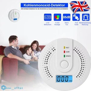 MEW Carbon Monoxide Detector Warning Alarm Sensor LED Digital Battery UK2025 HOT - Picture 1 of 12
