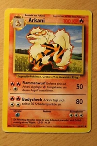 Pokémon Karte – Arkani – 23/102 – Deutsch – 1999 – UNCOMMON – Original - Bild 1 von 2