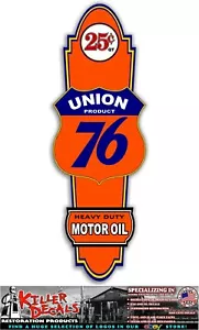 24" (76-6) UNION 76 MOTOR OIL LUBSTER LUBESTER GASOLINE STICKER DECAL - Picture 1 of 1