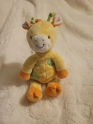 Sassy Grin And Grow 13” Jirafa Peluche Amarillo Naranja Peluche Bebé Lovey Raro 2015 Foto 1 de 4