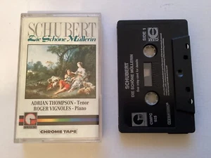 SCHUBERT - ADRIAN THOMPSON, ROGER VIGNOLES  Die Schone Mullerin  cassette - Picture 1 of 3