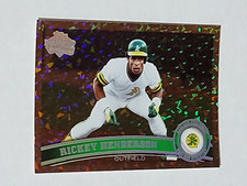 2011 Topps Update SP Legend Cognac Diamond Anniversary Rickey Henderson HOF