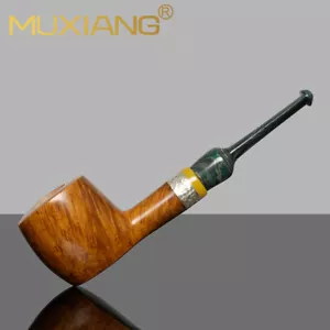MUXIANG Briar Pot Pipe Wooden Tobacco Smoking Pipe Briar Handmade Freehand Pipe - Picture 1 of 2