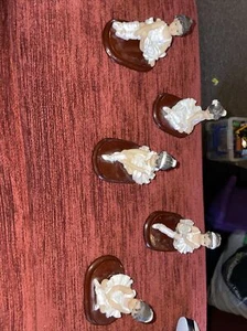 5x Figure Statue Vintage Design Dance Art AFIBEL Ballerina - Picture 1 of 6