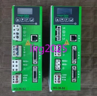 1pc used mega-fabs MD-36-S2 servo driver - Image 1 of 4