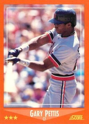 Gary Pettis 38T 1988 Score Rookie Traded - Image 1 of 2