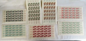 Togo Vintage 1960 Olympics Stamp Set Scott # 369 -375 MNH Complete 7 Full Sheets - Bild 1 von 9