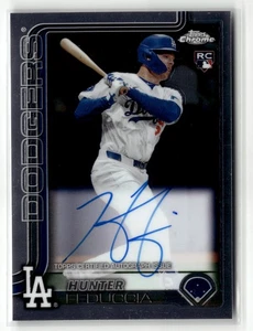 2025 Topps Chrome #RA-HF Hunter Feduccia Rookie Autographs - Bild 1 von 2
