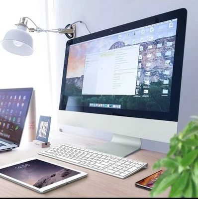 iClever BK10 Bluetooth Keyboard Wireless Bluetooth Keyboard Rechargeable Blue... - Image 1 of 4