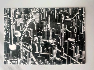 Anvil Cityscape ULTRA HIGH QUALITY Trippy Landscape Lorn Sticker (7x10cm) - Picture 1 of 3