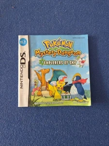 Pokemon Mystery Dungeon Explorers of Sky Nintendo DS INSTRUCTION BOOKLET MANUAL  - Picture 1 of 6