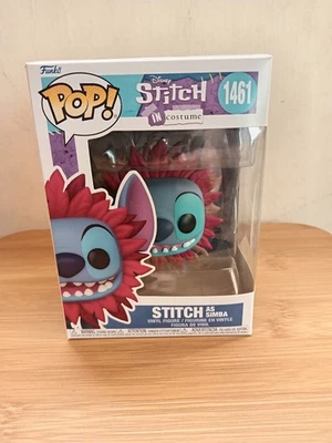 Funko Pop Disney's Stitch In Costume #1461 Stitch As Simba Vinyl Figure - Image 1 of 4