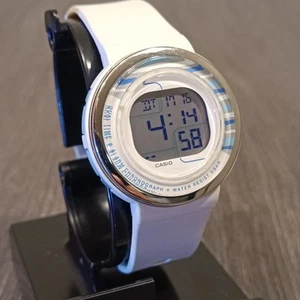 Casio LDF-30 Lady’s Digital Chronograph Watch Baby-G White New Battery - Picture 1 of 12