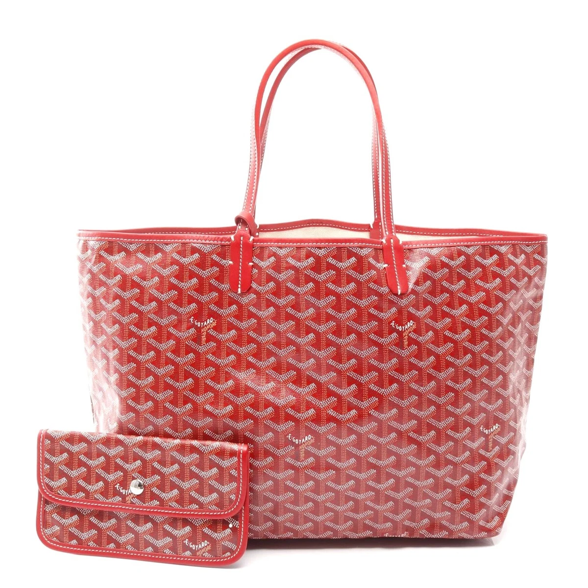 Goyard Red Bags & Handbags Leather Exterior for Women for sale | eBay