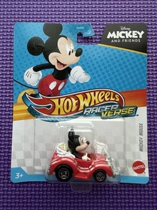 2025 DISNEY MICKEY MOUSE Hot Wheels RACER VERSE RED - Picture 1 of 3