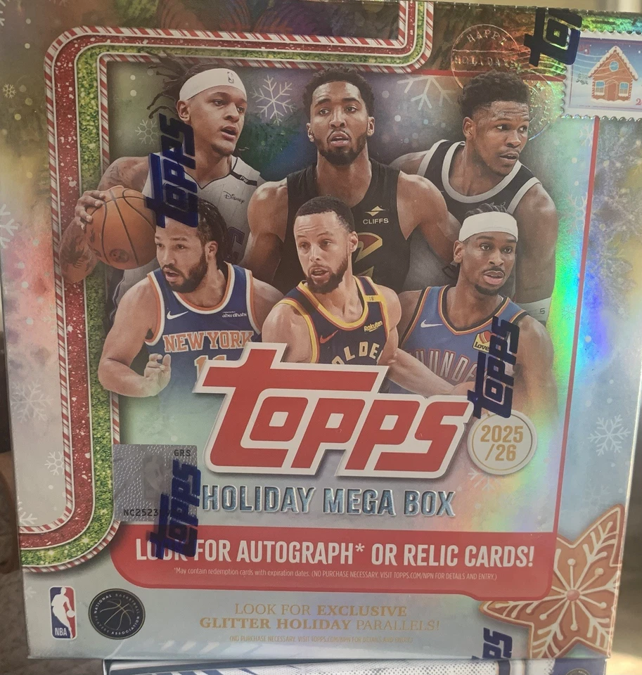 2025-26 Topps Basketball Holiday Mega Box - Image 1 of 1