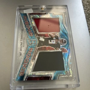 2024 Panini Spectra - Rising Rookie Materials Michael Penix Jr. #RRM-9 Neon Blue - Bild 1 von 4