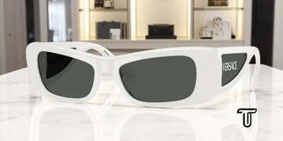 Gafas de sol para mujer VERSACE VE4481 314 87 blanco gris oscuro 54 mm Foto 1 de 4