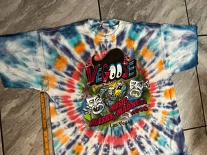2005 Vegoose Vegas Rock Festival Tie Dye T Shirt Large 2XL Beck Primus Ween - Picture 1 of 5