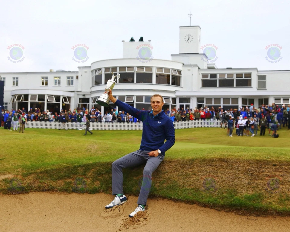 Foto 8x10 Jordan Spieth 2015 Masters US Open 2017 British Open Texas PGA Foto 1 de 1