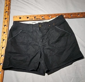 Pantalones Cortos Faded Glory Para Mujer Talla 6 Negros Missy Informales Elastizados Preppy  - Imagen 1 de 11