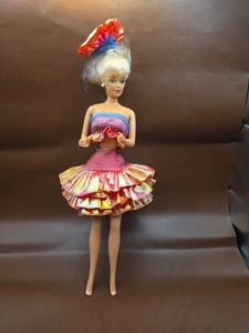 Vintage Barbie Flashy Rock und Tube Top rot schimmernd - Bild 1 von 6