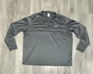 Nike Shirt Dri-FIT Golf Pullover Uomo Taglia 3XL Grigio 1/2 Zip - Foto 1 di 9