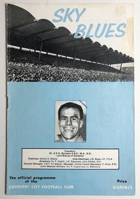 Coventry City v Wolves 1965 Programme | Highfield Road Sky Blues Era - Image 1 of 3