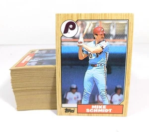 Lote de (100) tarjetas de béisbol 1987 Topps Mike Schmidt Phillies #430 Nm-Mt+ - Imagen 1 de 2
