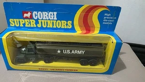 CORGI SUPER JUNIORS E2011 U.S. ARMY  TANKER, VIRTUALLY MINT, EXCELLENT BOX. - Picture 1 of 8