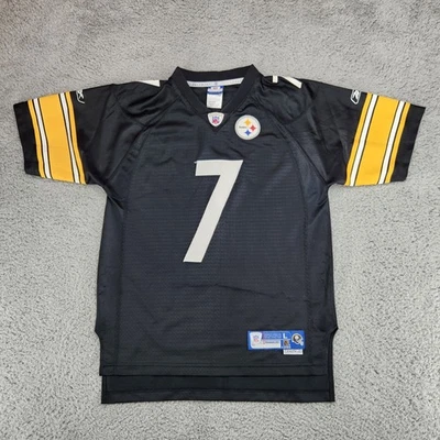Camiseta deportiva juvenil Ben Roethlisberger Pittsburgh Steelers Reebok On Field L (14-16) +2 Foto 1 de 4