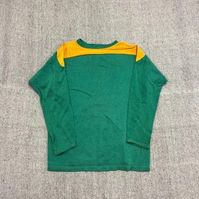 Camiseta de fútbol vintage para hombre pequeña verde años 60 EE. UU. en blanco Foto 1 de 4