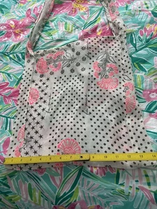 Borsa Free People riutilizzabile rosa floreale stampa stella boho cotone shopper - Foto 1 di 5
