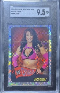 Topps Chrome WWE Heritage Victoria Xfractor SGC 9.5 2006 - Imagen 1 de 2