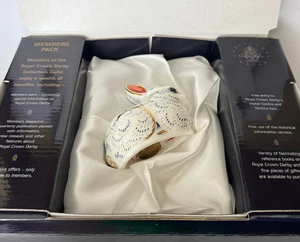Royal Crown Derby BABY BUNNY Paperweight - First Quality Gold Presentation Box - Picture 1 of 7