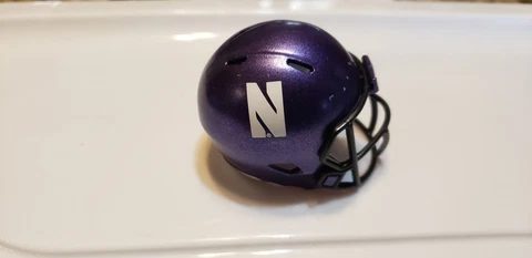 NORTHWESTERN WILDCATS BIG 10 SPEED #744 POCKET PRO HELMET RIDDELL Cover