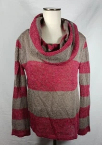 Free People Lulu Pullover Rugby gestreift Wasserfallausschnitt Alpaka-Mischung Damen Gr. Small - Bild 1 von 8