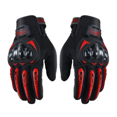 Motorcycle Full Finger Touchscreen Tactical Gloves for Dirt Bike ATV BMX Cycling - Image 1 of 4