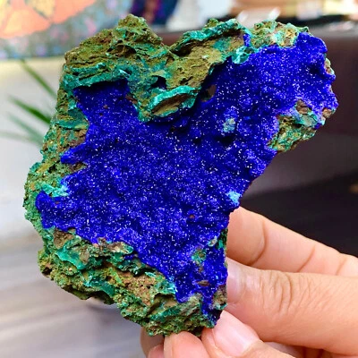 148G MEJORES especímenes de minerales de cristal de azurita/malaquita natural Foto 1 de 4