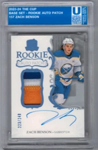 2023-24 The Cup Zach Benson Rookie Patch Auto RC #'ed 223/249 - Picture 1 of 1
