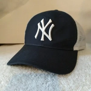 Cappello NY Yankees Twins Enterprise Snapback blu navy bianco maglia ricamata berretto - Foto 1 di 7