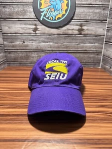 Nike SEIU LOCAL 1991 Vintage Gorra Gorra Correa Trasera Adulto Talla Única Púrpura - Imagen 1 de 9