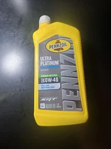 New Pennzoil Ultra Platinum Synthetic Motor Oil 1qt bottle - Picture 1 of 2